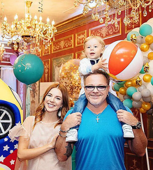 Владимир Пресняков и Наталья Подольская пышно отпраздновали 2-летие сына Артемия