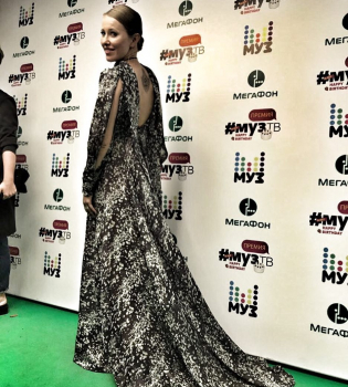 Ксения Собчак на музыкальной премии