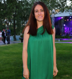 Маша Собко в зеленом