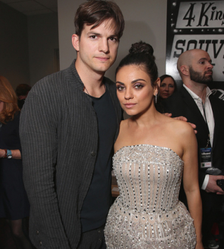 Эштон Катчер и Мила Кунис о поцелуе