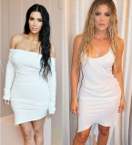 Хлое Кардашьян полностью повторила сексуальный образ сестры Ким Кардашьян: кто лучше?