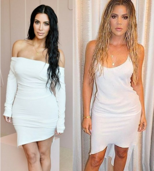 Хлое Кардашьян полностью повторила сексуальный образ сестры Ким Кардашьян: кто лучше?