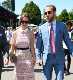 Пиппа Миддлтон посетила Уимблдон вместе с братом Джеймсом