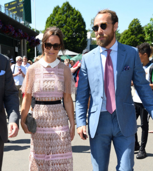 Пиппа Миддлтон посетила Уимблдон вместе с братом Джеймсом