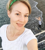 Марина Леончук на отдыха полностью отказался от макияжа