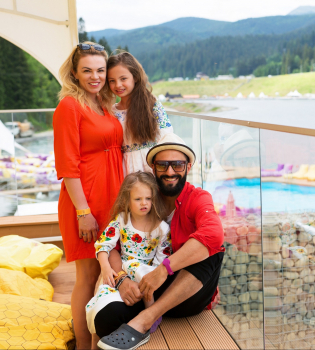 Kishe отдохнул с семьей в Буковеле