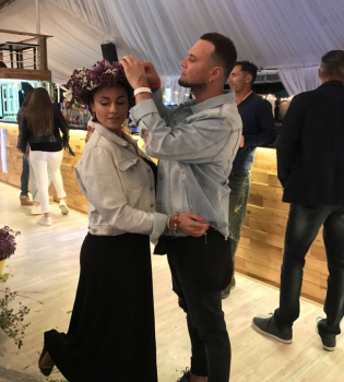 Руслан Квинта и экс-солистка Nikita Nana побывали на празднике Ивана Купала