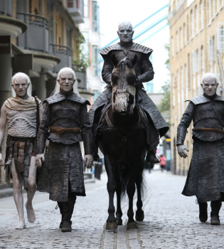 Актеры Игры престолов в Лондоне