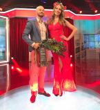 Наташе Могилевской привет: Катя Осадчая станцевала ча-ча-ча с Владом Ямой