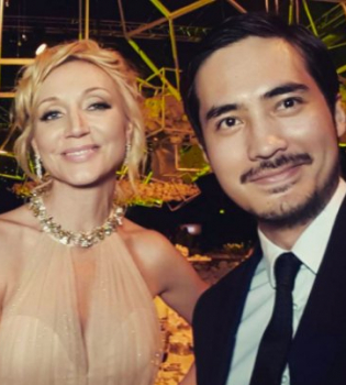 Кристина Орбакайте на свадьбе сына