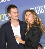 Жизель Бундхен с Томом Брэди