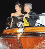 Первый выход родителей: Джордж и Амаль Клуни посетили Венецианский фестиваль