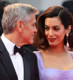 С шиком и изысканностью: новоиспеченные родители Джордж и Амаль Клуни блистают на красной дорожке