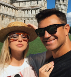 Николай Тищенко и его жена Алла Барановская на отдыхе