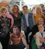 Как встретили украинских актеров сериала Коли ми вдома в ТРК Проспект