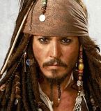 Джонни Депп в роли Джека Воробья