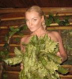 Анастасия Волочкова в бане