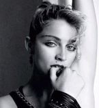 Мадонна в ч/б из журнала Out