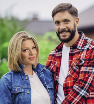 Яна Глущенко и ее муж Олег Збаращук