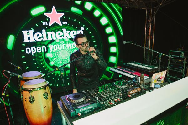 Презентация арт-проекта &quot;Живи Музыкой, Следуй за Звездой&quot; в рамках концепции бренда Heineken #liveyourmusic