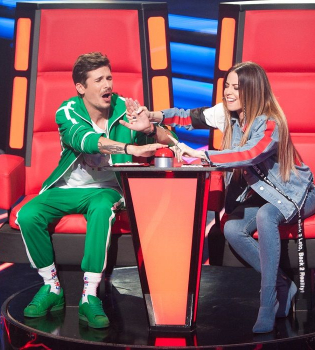 Время и Стекло - судьи шоу Голос Діти 4