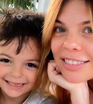 Анастасия Стоцкая с сыном