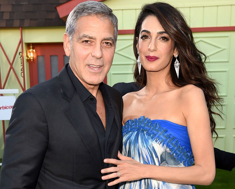 Всегда вместе: Джордж и Амаль Клуни блистают на премьере нового фильма