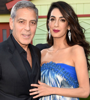 Всегда вместе: Джордж и Амаль Клуни блистают на премьере нового фильма