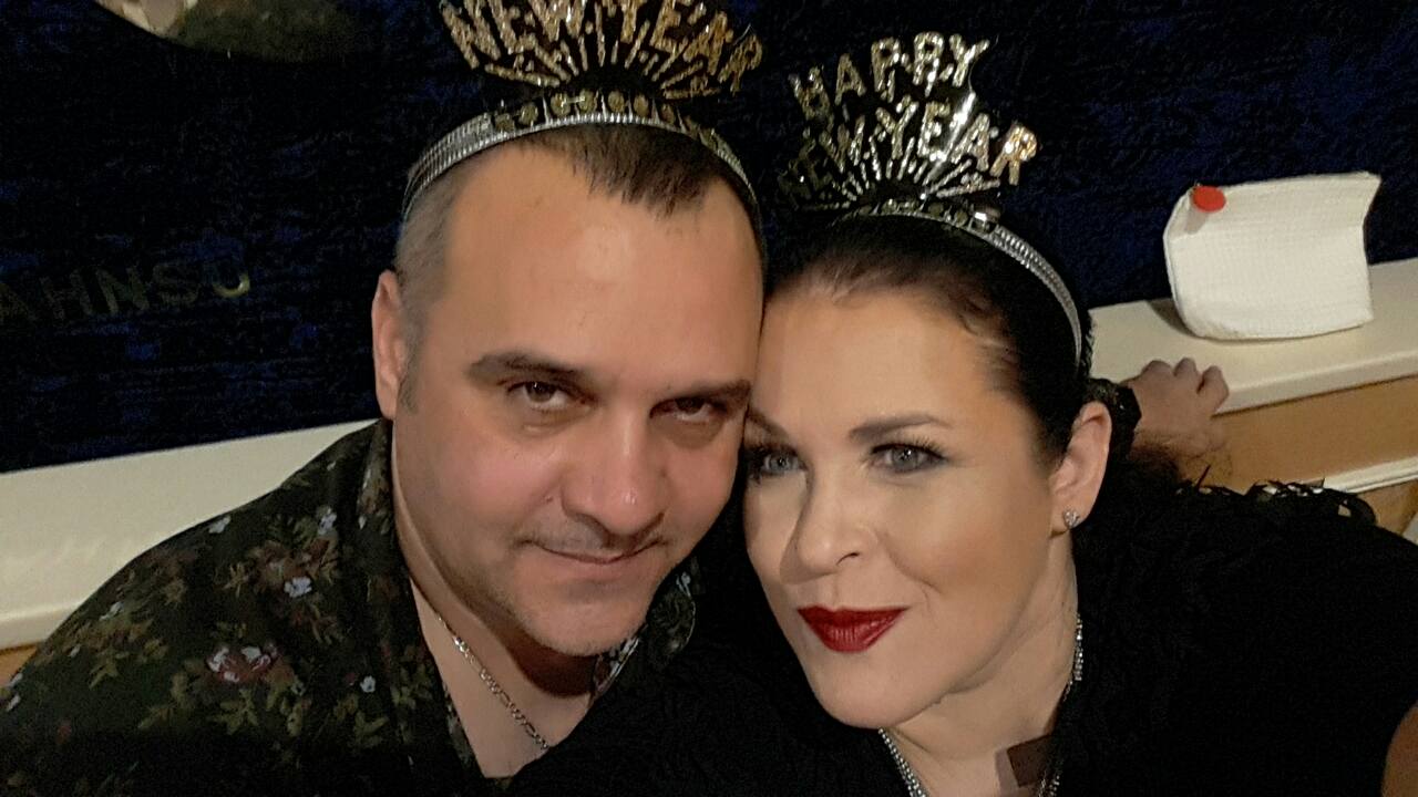 Руслана Писанка и ее муж Игорь