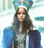 Современная Нефертити: Рианна предстала в ярком образе на обложке Vogue