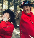 Две гуцулки: Катя Осадчая и Мария Яремчук оторвались в Карпатах