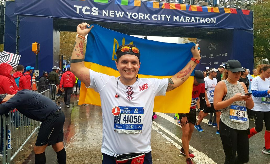 Анатолий Анатолич пробежал 42-километровый Нью-Йоркский марафон