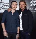 Мужское веселье: Дэвид Бекхэм приехал навестить сына Бруклина в Нью-Йорк