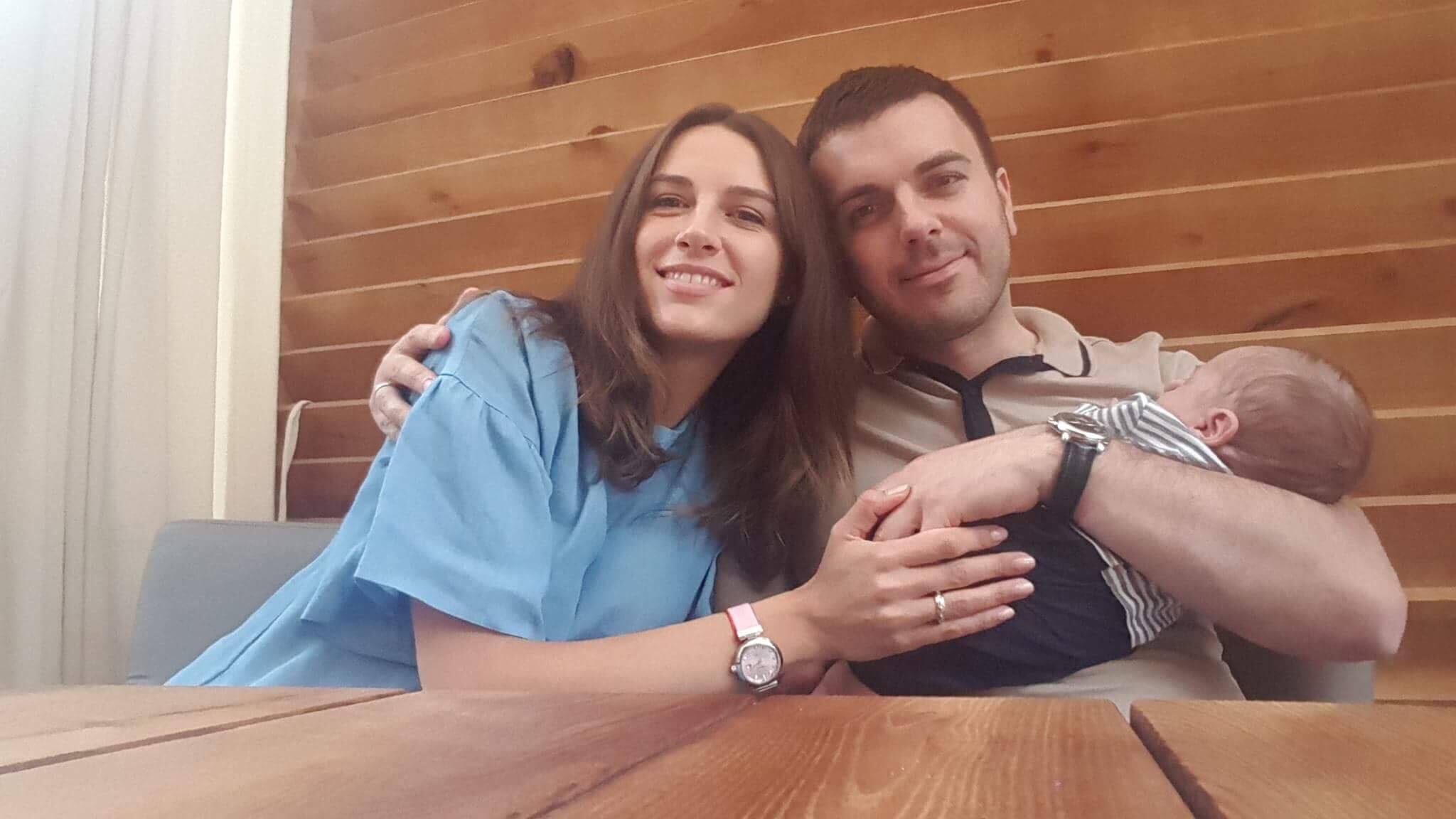 Григорий Решетник с женой Кристиной