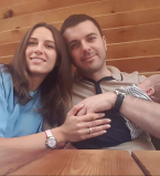 Григорий Решетник с женой Кристиной