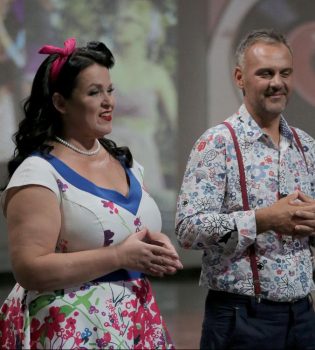 Руслана Писанка с мужем Игорем