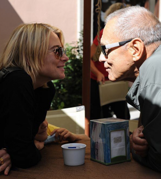 Юлия Высоцкая и Андрей Кончаловский