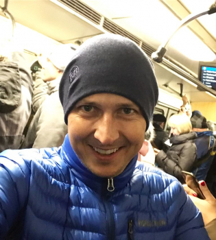 Саша Педан впервые за 5 лет проехался в метро