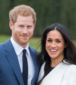 Официальные портреты принца Гарри и Меган Маркл