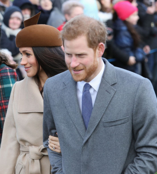 Принцы Уильям и Гарри появились на публике с супругами Кейт Миддлтон и Меган Маркл