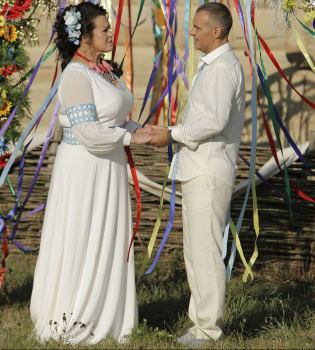 Свадебные фотографии похудевшей Русланы Писанки