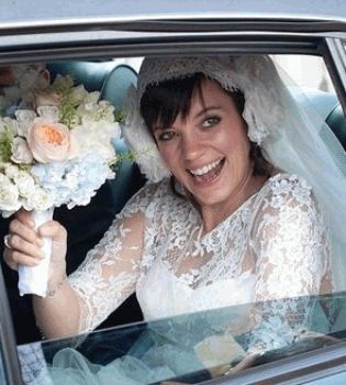 Лили Аллен в день свадьбы