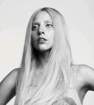 Леди Гага в ч/б