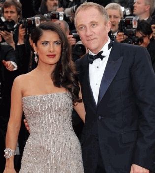 Сальма Хайек и Франсуа-Анри Пино