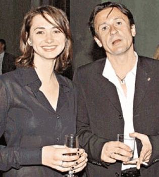 Олег Меньшиков с женой