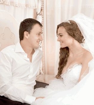 Алена Водонаева с мужем