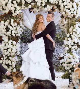 Робби Уильямс с женой свадьба