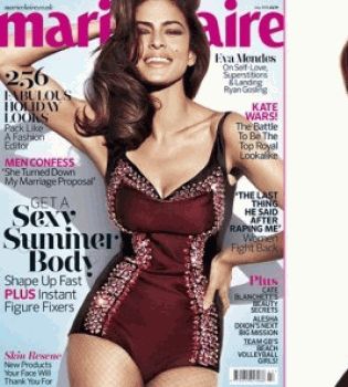 Ева Мендес глянец