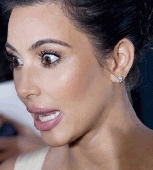 Ким Кардашян фанни фейс