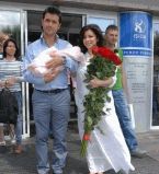 Ани Лорак и Мурат роддом